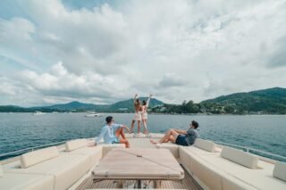 MYC36-aft-deck-with-guests-Horizon-Yacht-Charters-phuket