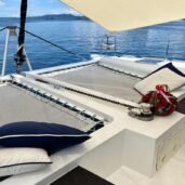 lagoon-450-fore-deck-relaxation-Horizon-Yacht-Charters-phuket