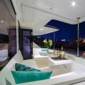 leopard-51-S-stern-deck-nighttime-Horizon-Yacht-Charters-phuket