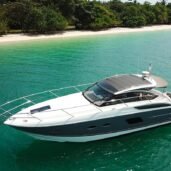 princess-v39-aerial-profile-Horizon-Yacht-Charters-phuket