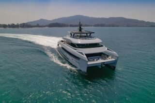 spacecat-under-power-bow-2-Horizon-Yacht-Charters-phuket